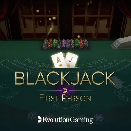 First Person Blackjack slot icon by Evolution, available at Instant Casino