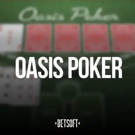 Oasis Poker online game logo by Betsoft Gaming on instantcasino-de.com